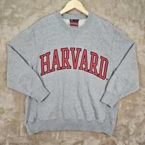 Harvard Sweatshirt Women's Sz M Over Sized Style Pullover Long Sleeve Ivy League